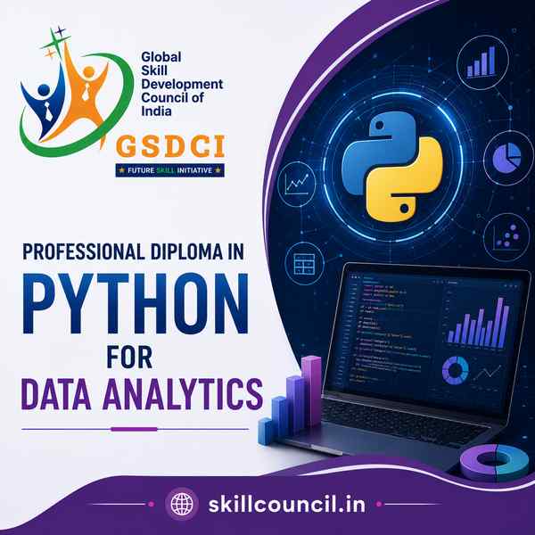 Online Course Professional Diploma in Python for Data Analytics