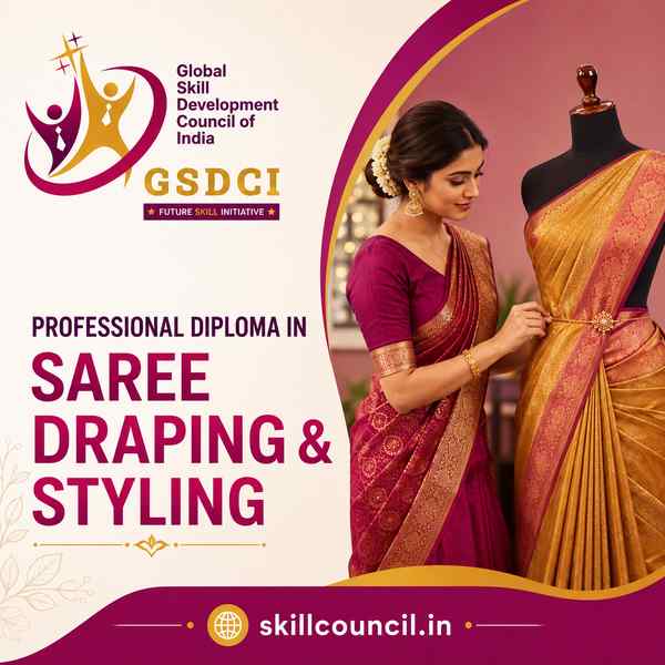 Online Course Professional Diploma in Saree Draping & Styling