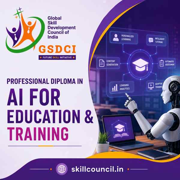 Online Course Professional Diploma in AI for Education & Training
