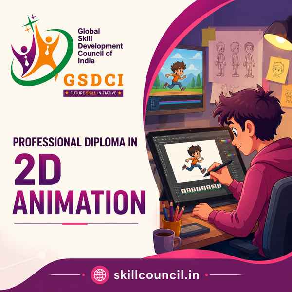 Online Course Professional Diploma in 2D Animation